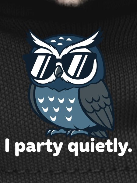 Cool owl with sunglasses