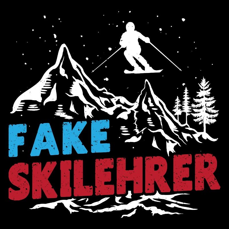 Ski Instructor FAKE SKI INSTRUCTOR Skiing Funny