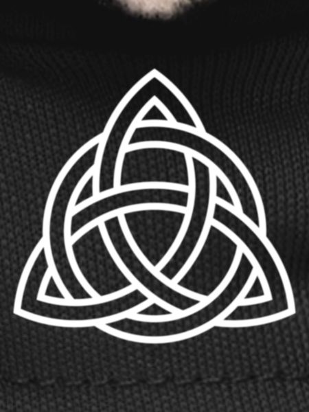 Celtic Triquette Knot Eternity - White