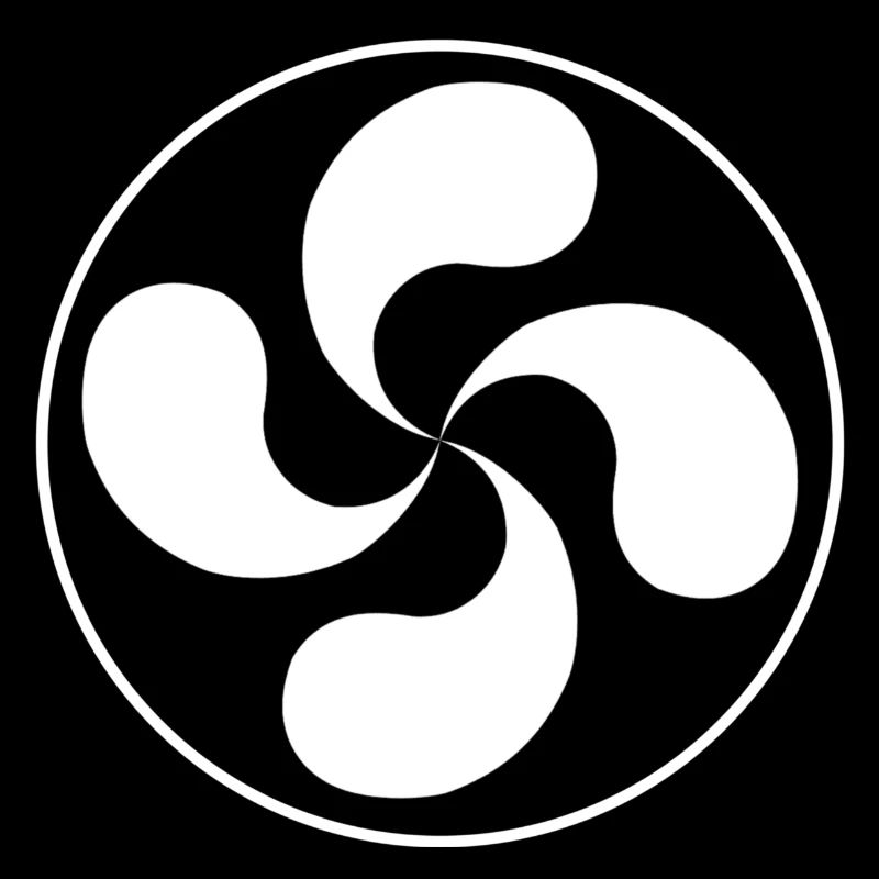 Cercle de Lauburu couleur blanche