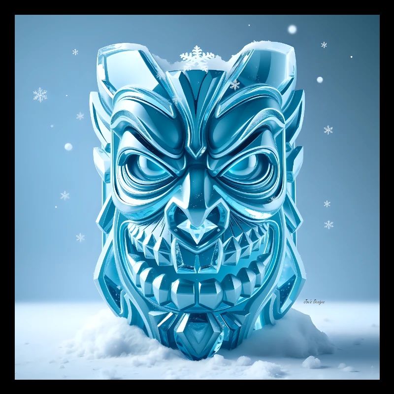 Masque Tiki de Glace