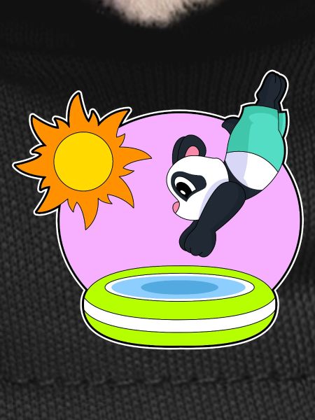 Panda Swimming Pool Summer