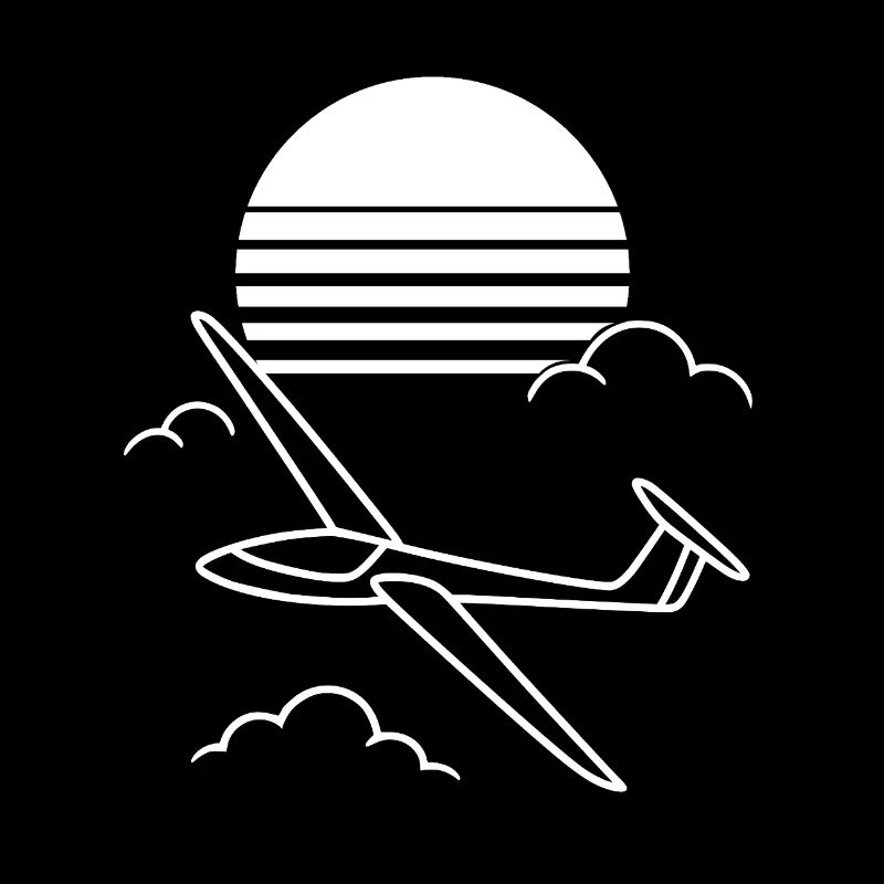Gliding at sunset