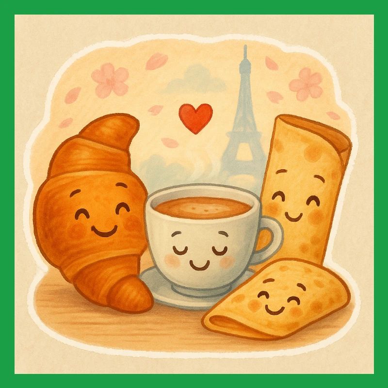 Paris Breakfast Cuddle