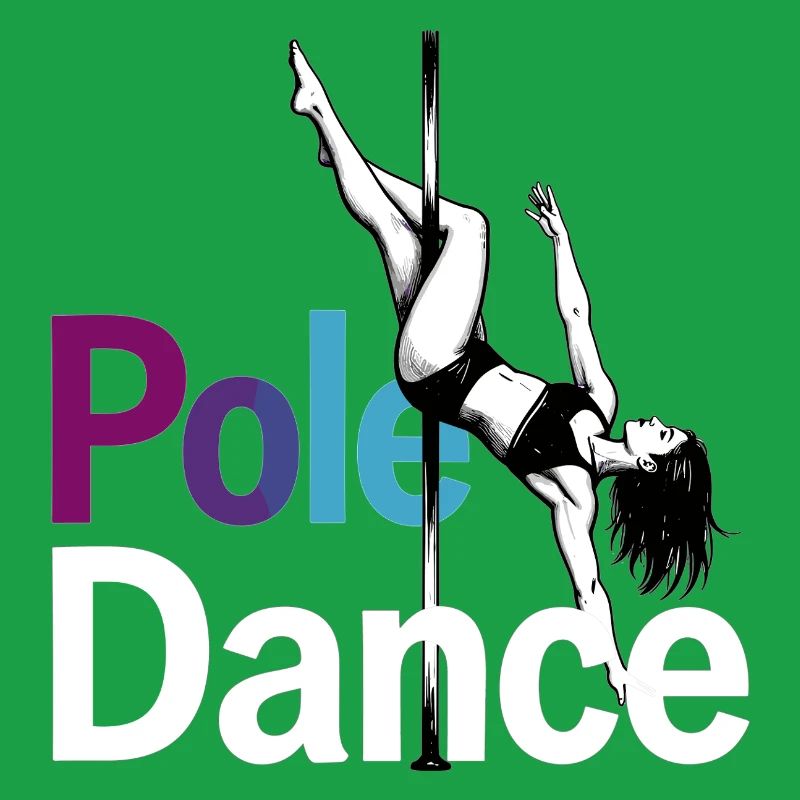 Pole Dance Pole Dancer Graphic Acrobatic Dance