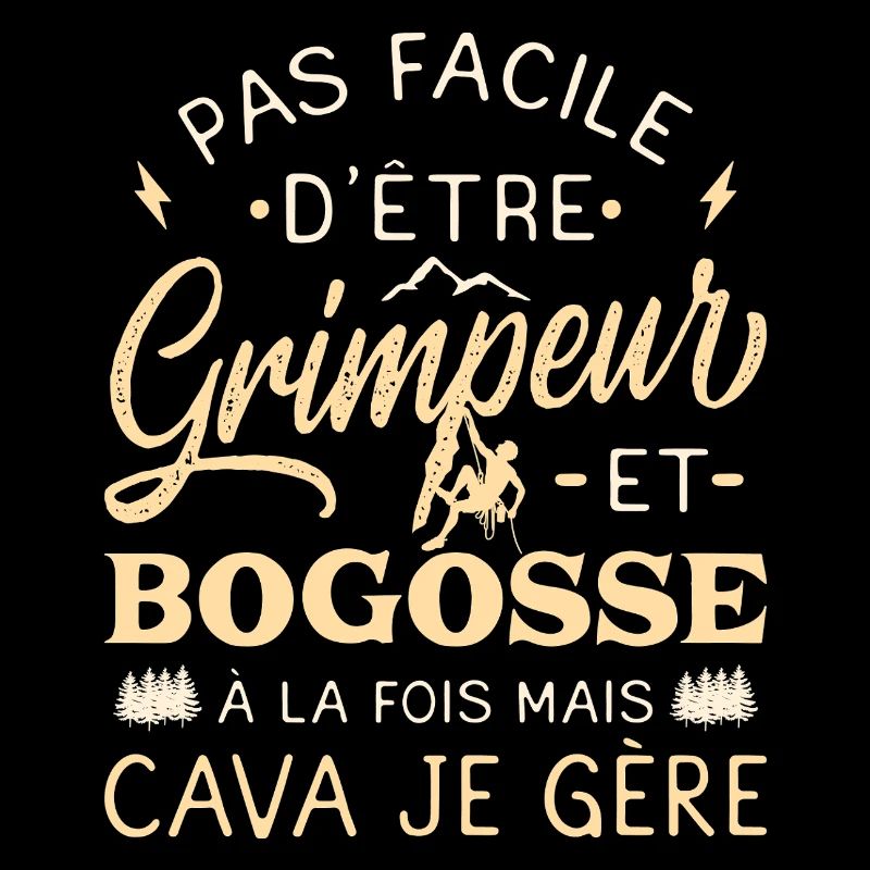 Bogosse Climber Climbing Humor
