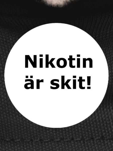 Nicotine is shit(White circle)