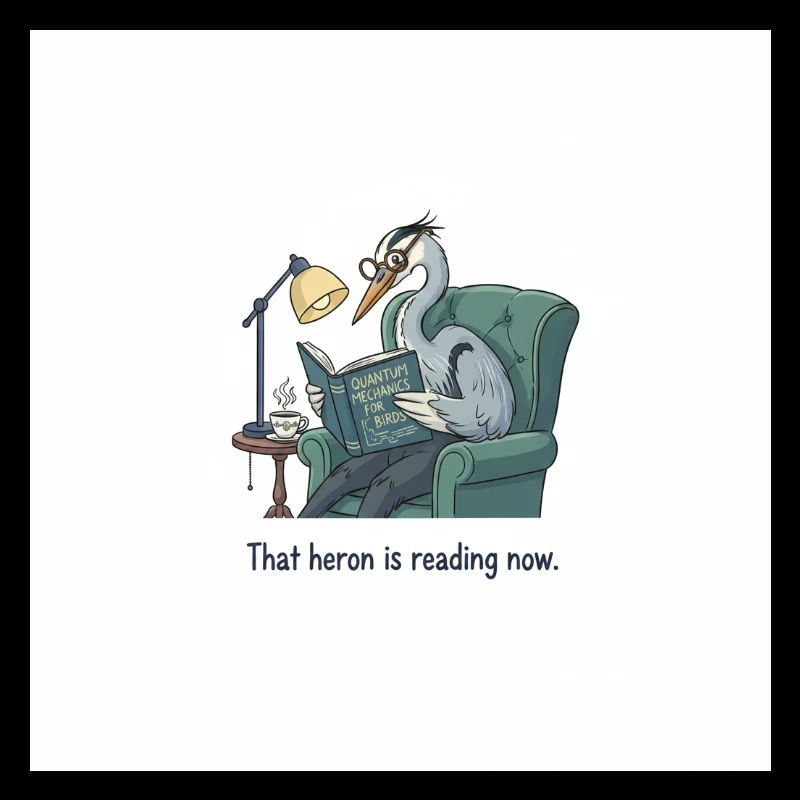 Lecture d’oiseau quantique dans le fauteuil