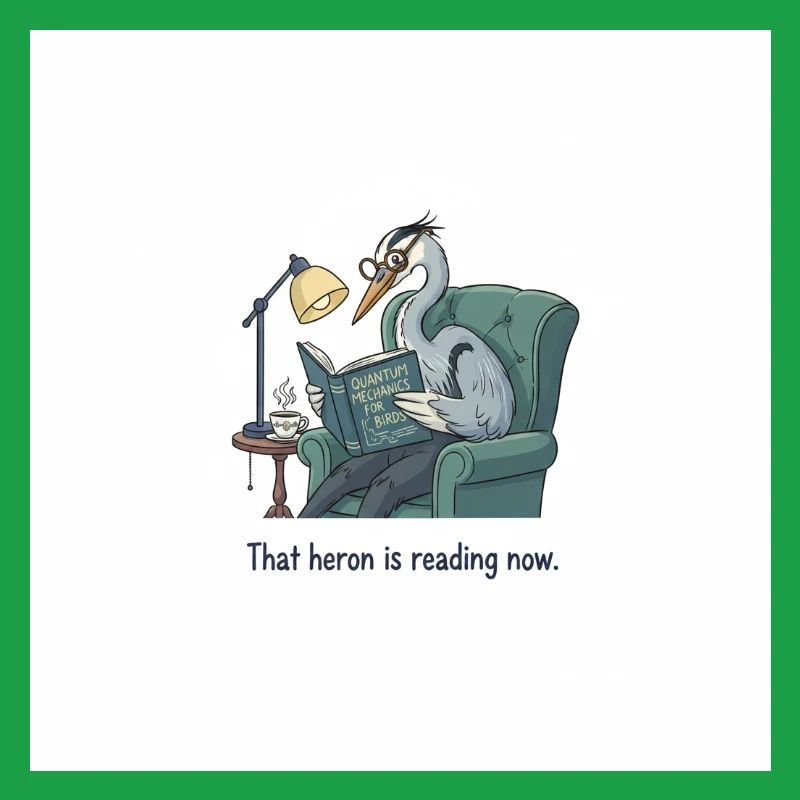 Lecture d’oiseau quantique dans le fauteuil