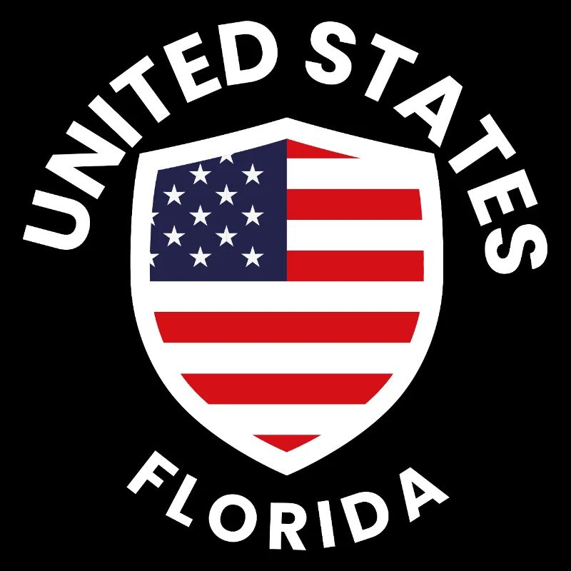 Flag Shield USA Florida