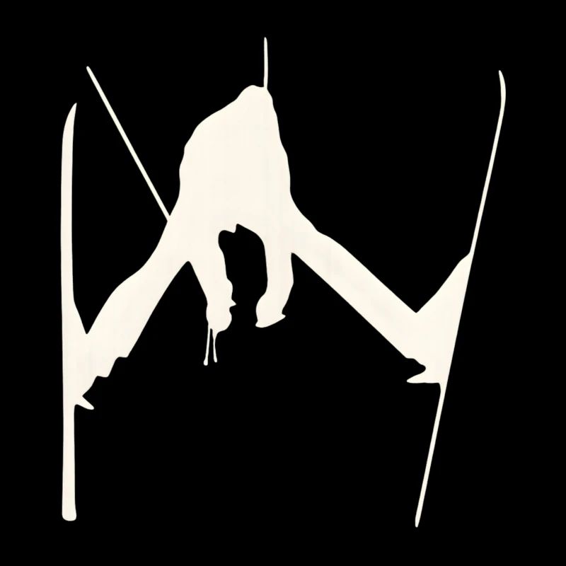 Freestyle Ski Sprung Silhouette