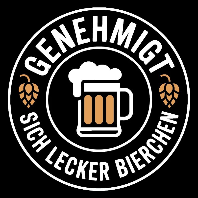 Genehmigt Sich Lecker Bierchen Saufen Party Bier 