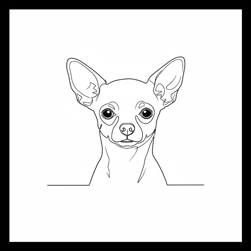 Chihuahua Lines Minimal