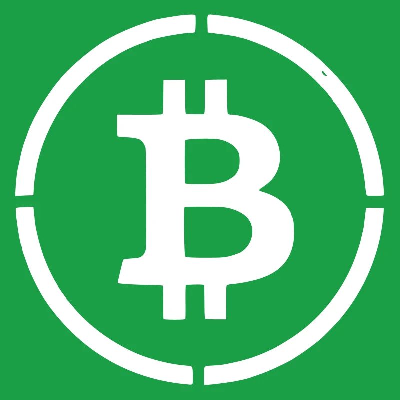Bitcoin Logo B Symbol Stencil Vector