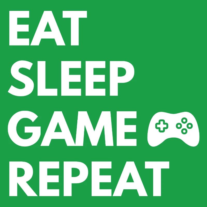 Répéter le jeu Eat Sleep – Devise du jeu