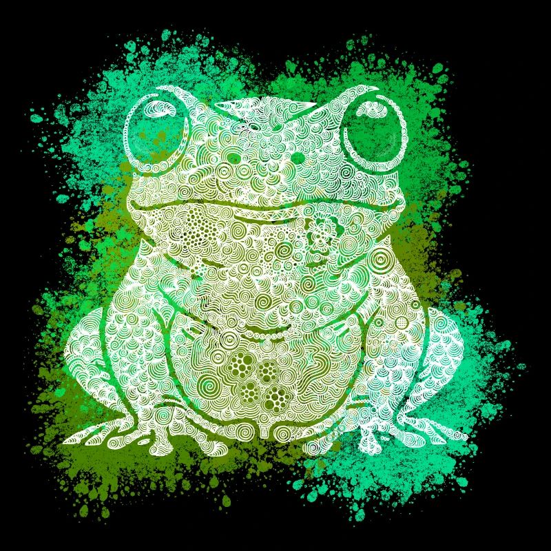 Zentangle Frog