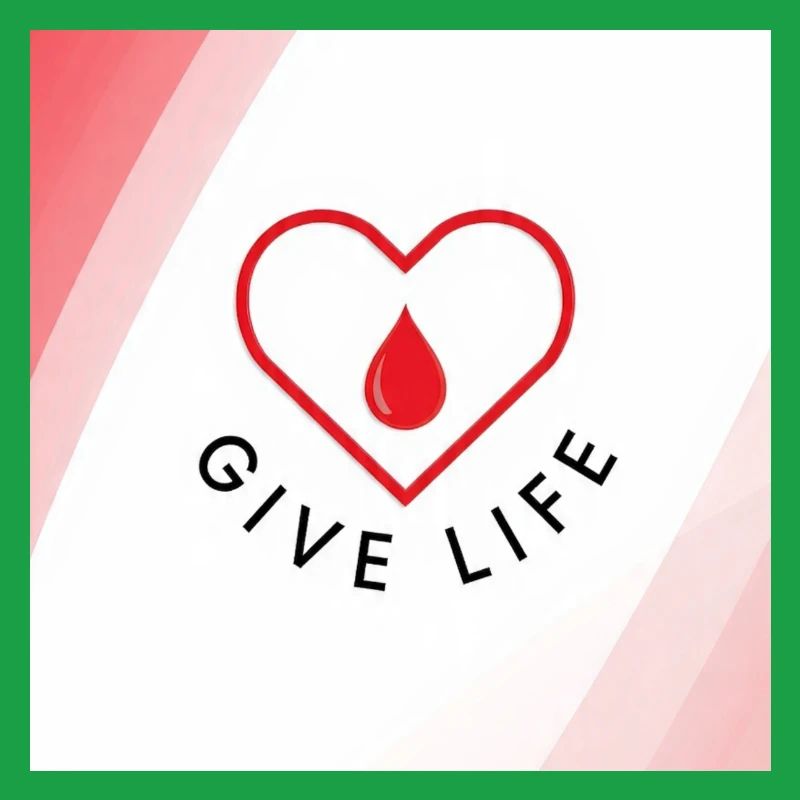 Schenken Sie Leben: Blutspenderherz