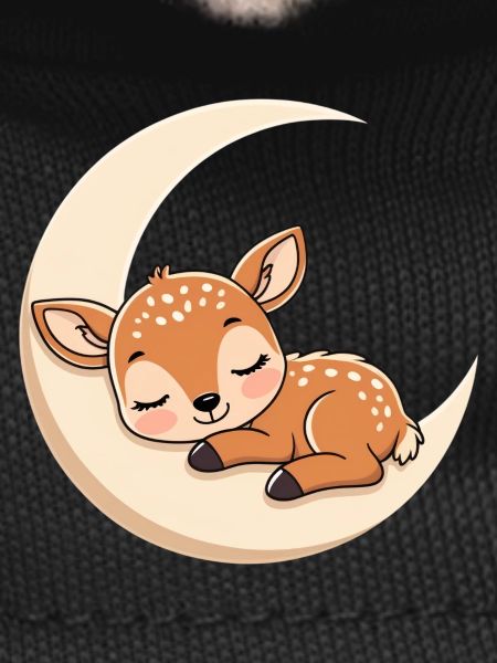 Moon Rest Fawn Sleeping