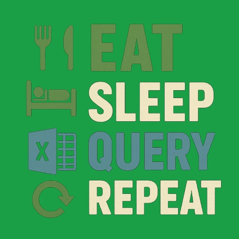 Eat Sleep Query Repeat