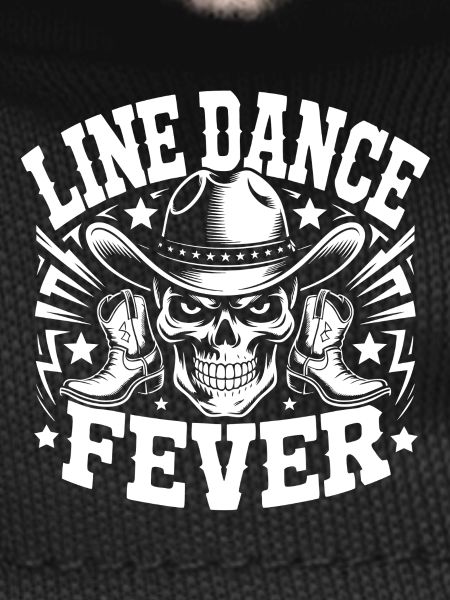 Line Dance Fever Skull
