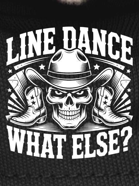 Line Dance Skull Cowboy