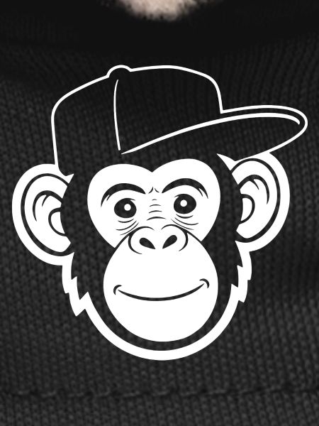 Monkey in Hat Cartoon Tee