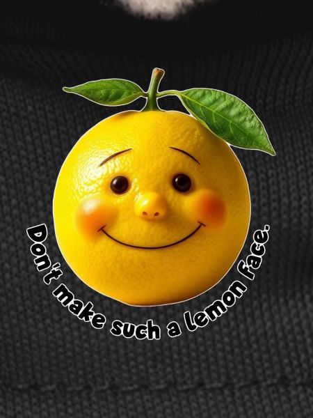 Lemon with sweet smile