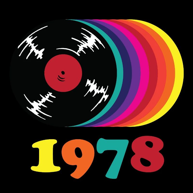 Retro Vinyl Rainbow 1978