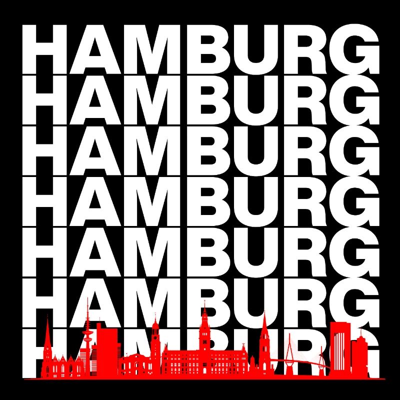 HAMBURG SKYLINE SILHOUETTE!