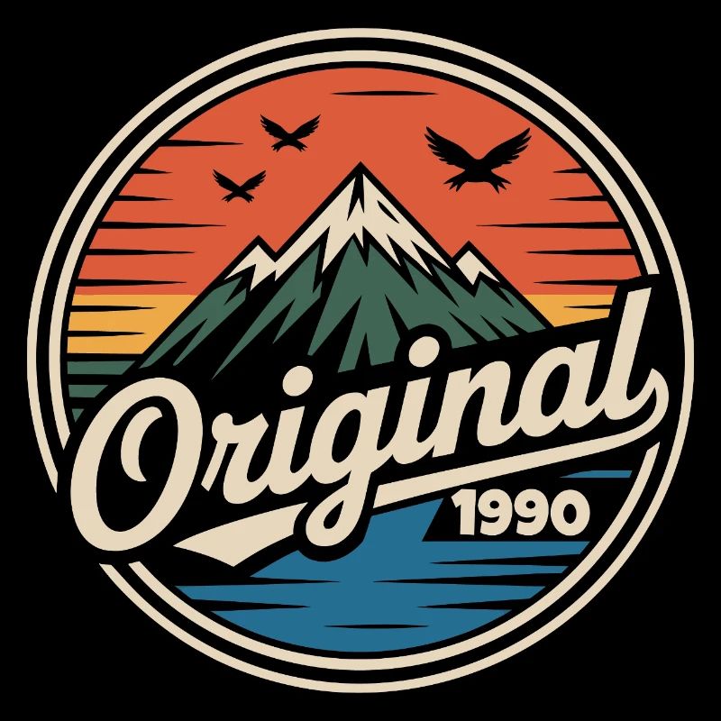 Original 1990 vintage retro 1990 anniversary