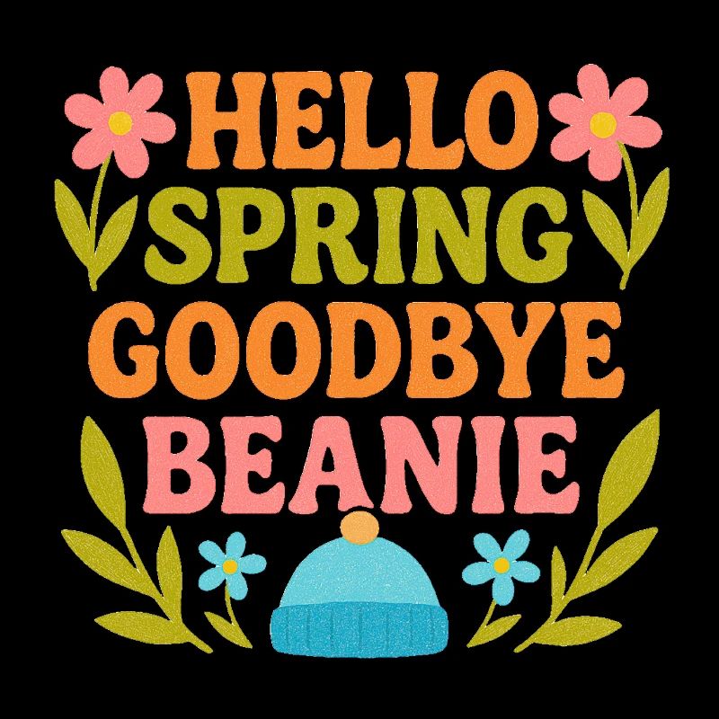 Hallo Frühling Goodbye Cap