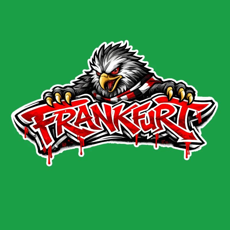 Graffiti Adler de Francfort