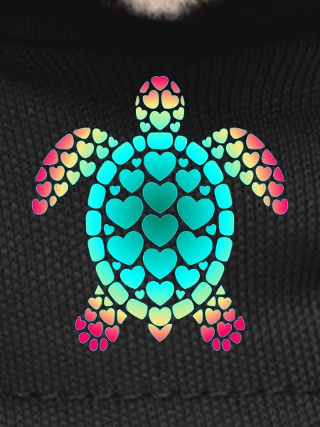 Valentine's Day Diver Turtle