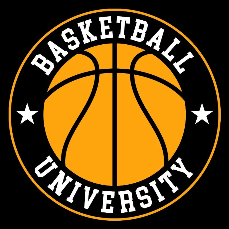 Basketball University Emblem