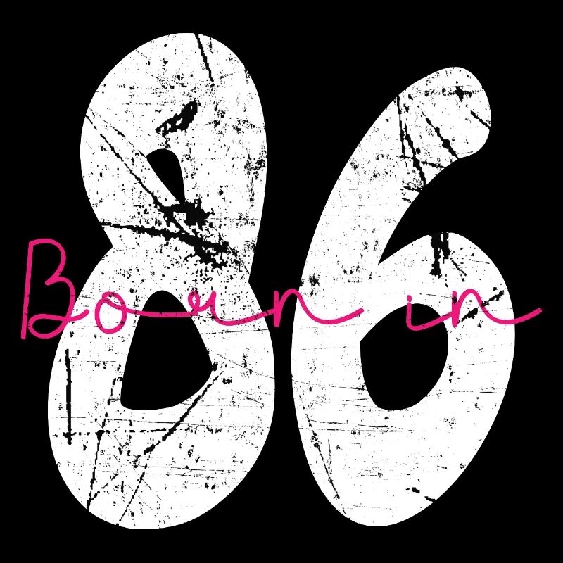 Born in 86 Neon Retro