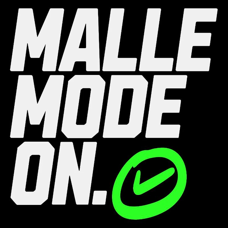Mallemodus On – Graphique avec coche verte