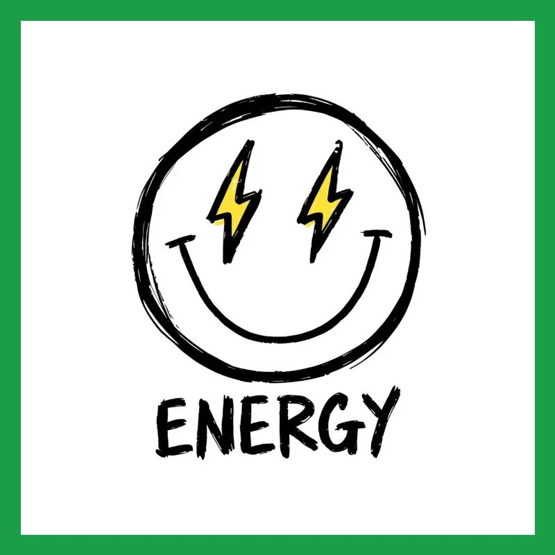 Lightning Smile Energy Tee