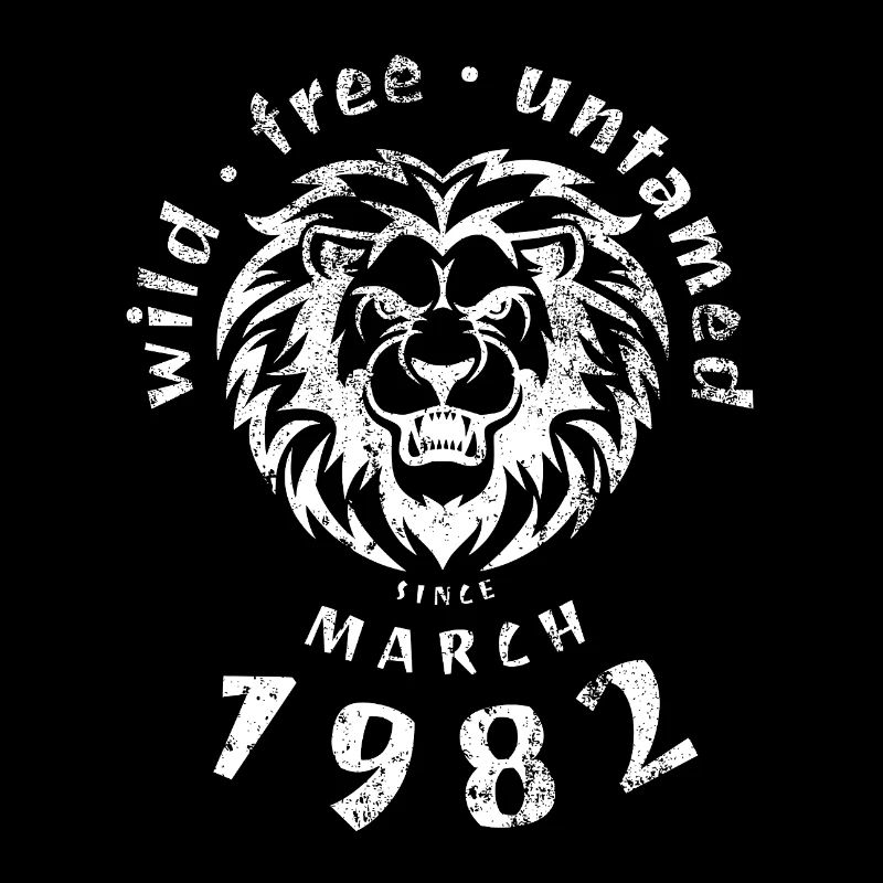 44. Geburtstag Wild, free & untamed since 03/1982