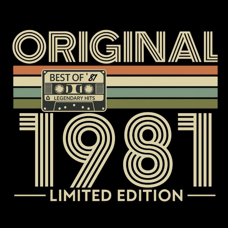 Original 1988 Edition Retro Cassette