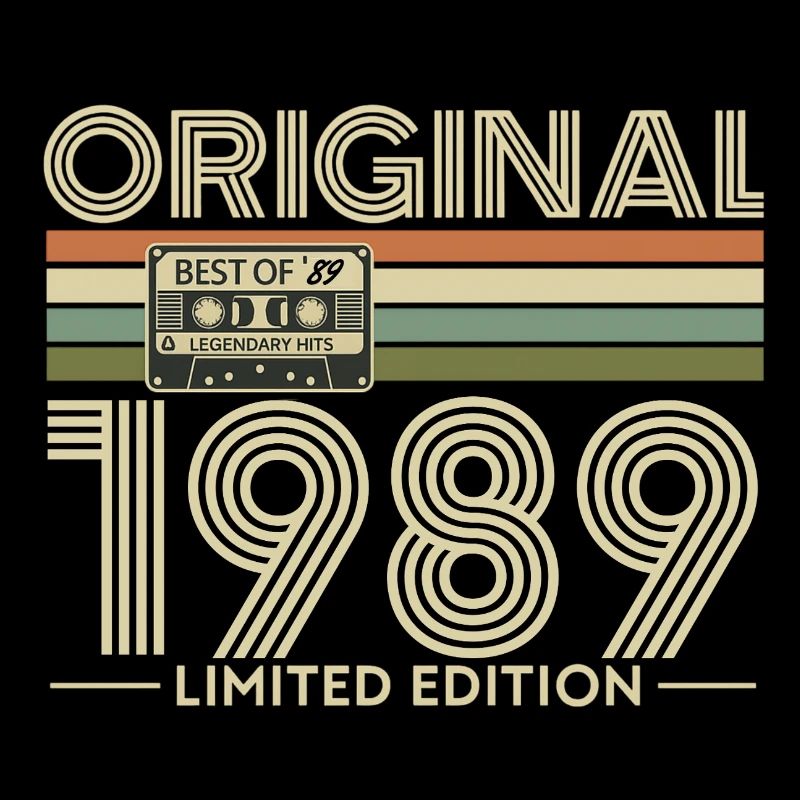 Original 1989 édition limitée cassette