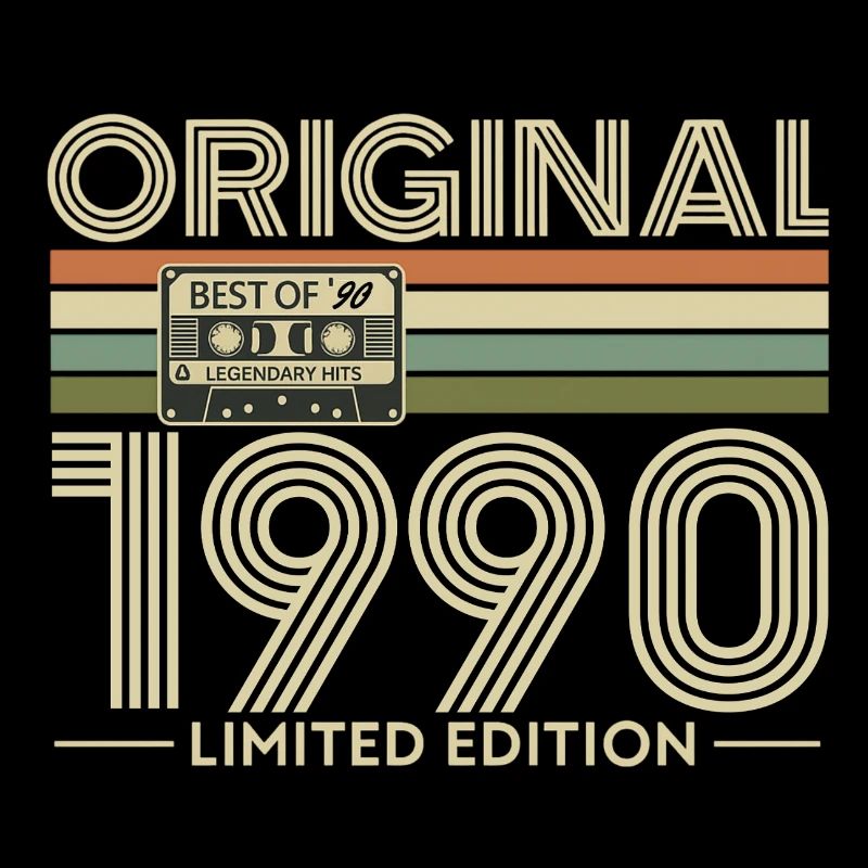 Original 1990 Édition Limité Vintage