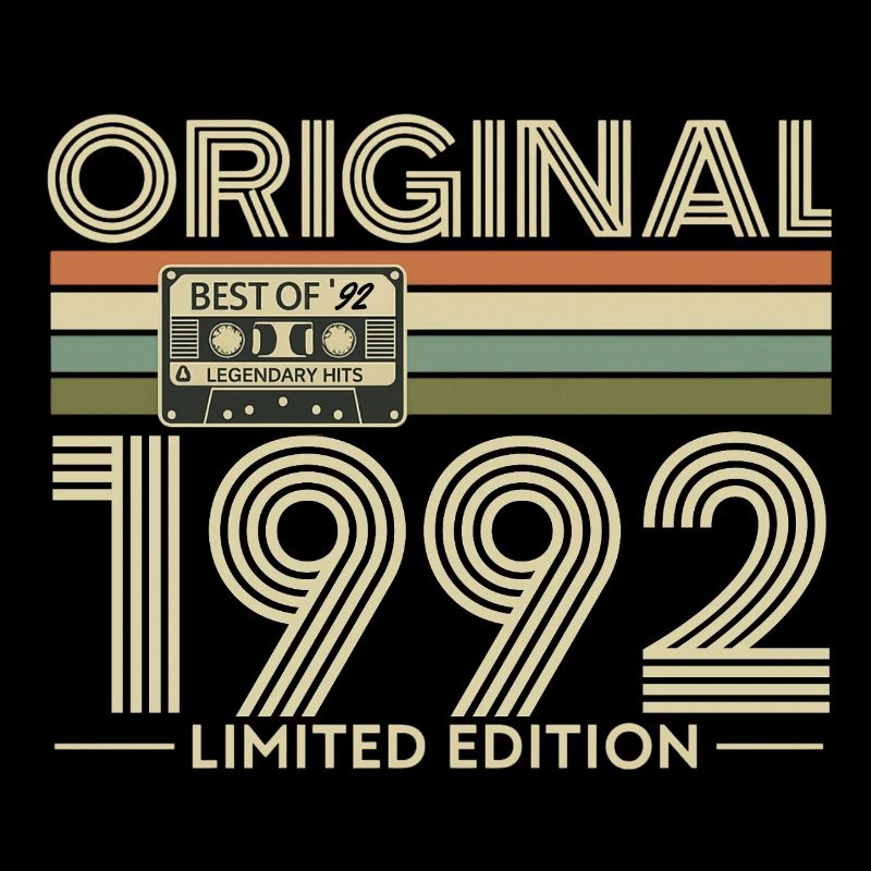 Original 1992 Édition Limitée Rétro