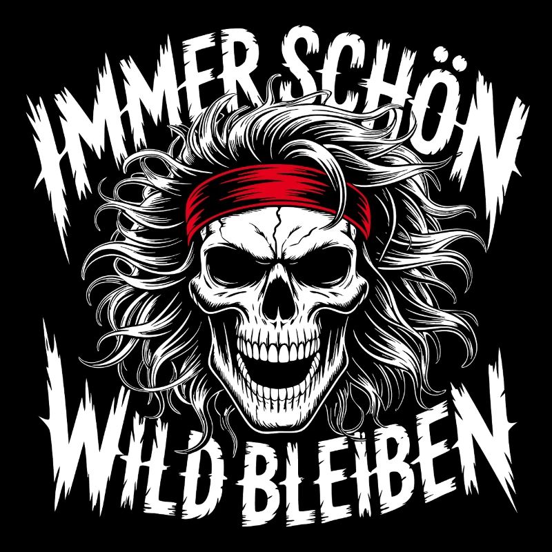 Always Stay Wild Skull Design