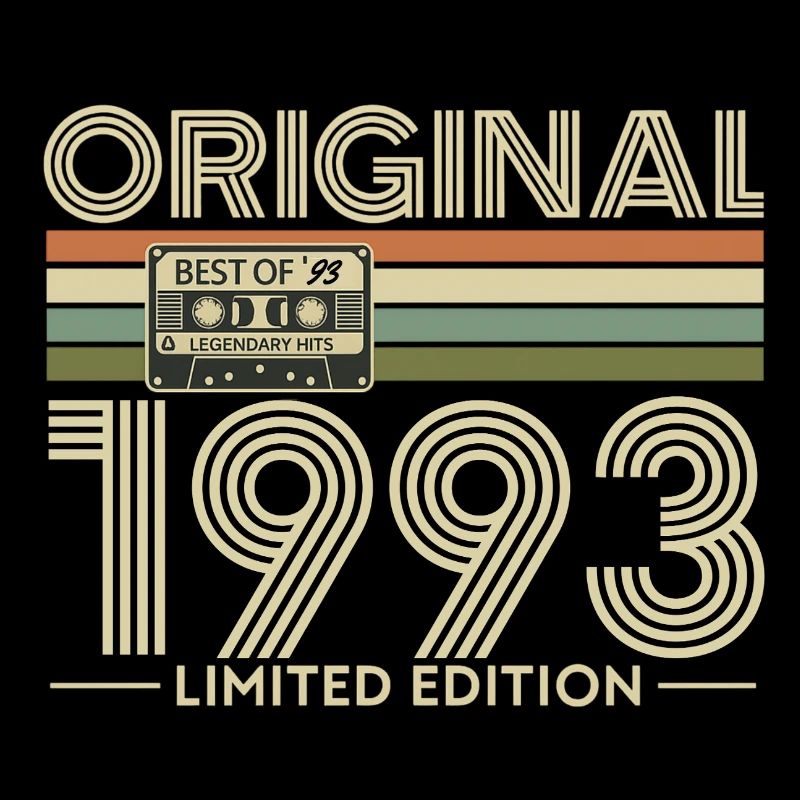 Rétro 1993 Édition Limitée Cassette