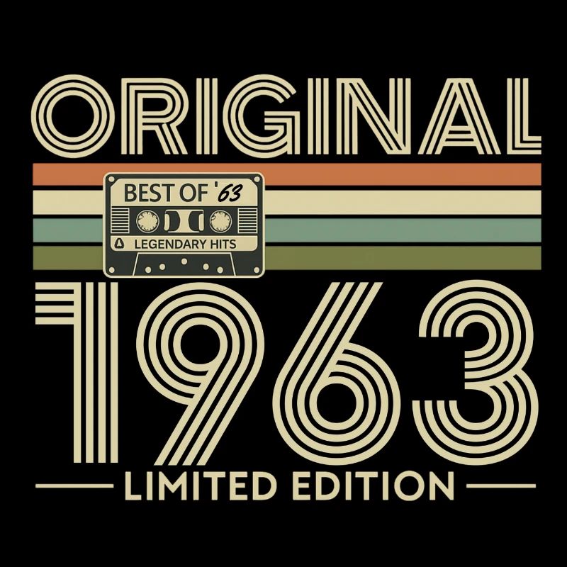 Original 1963 Édition Limitée Vintage