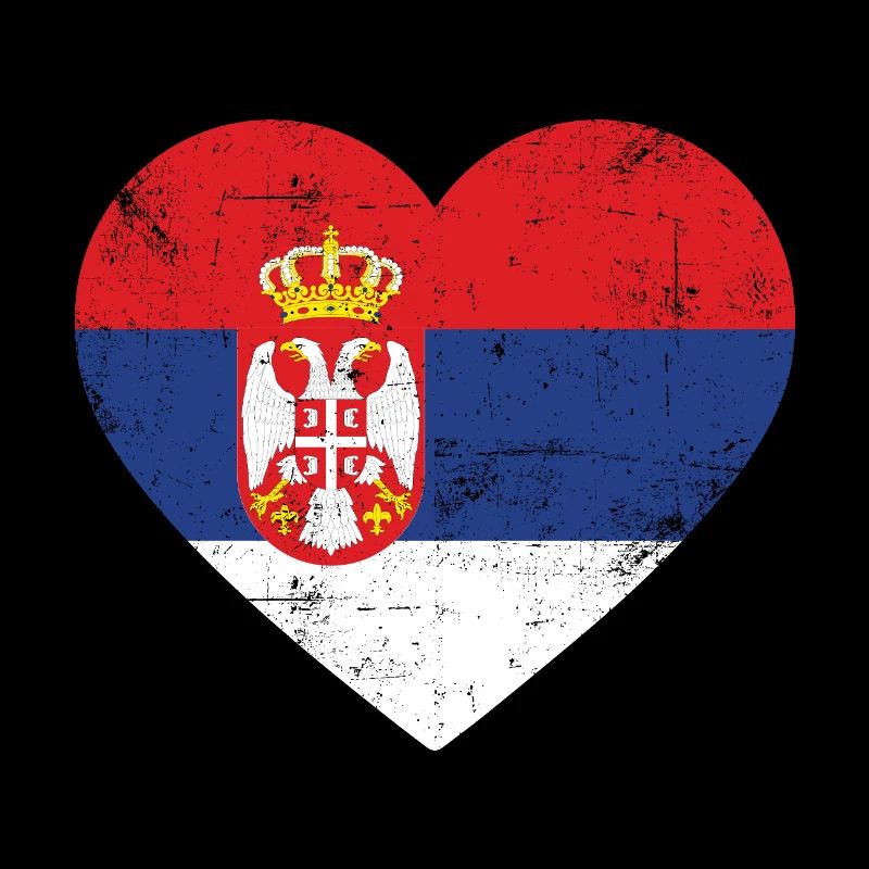 Serbien Herz