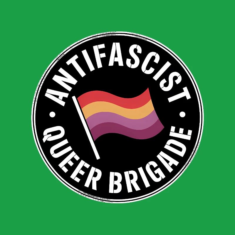 Antifascist Queer Brigade - Antifa Pride Merch