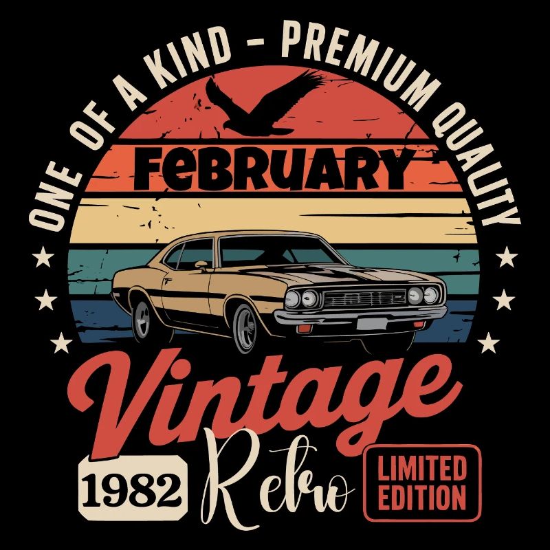 Vintage Retro Anniversary Gift from February 1982