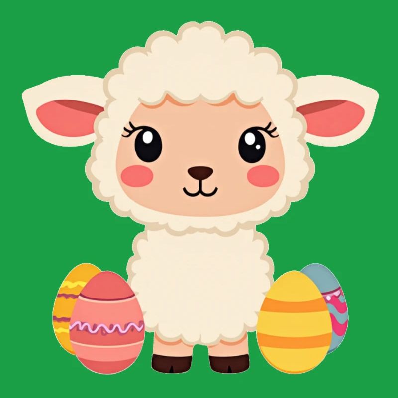Sheep at Easter