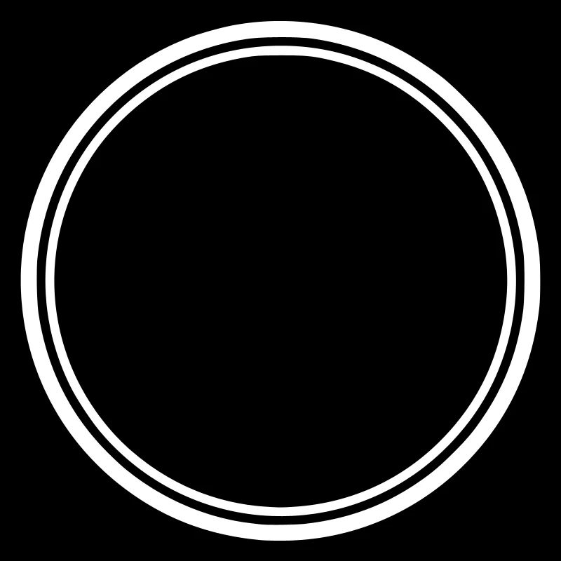 Circle Frame Outline Logo